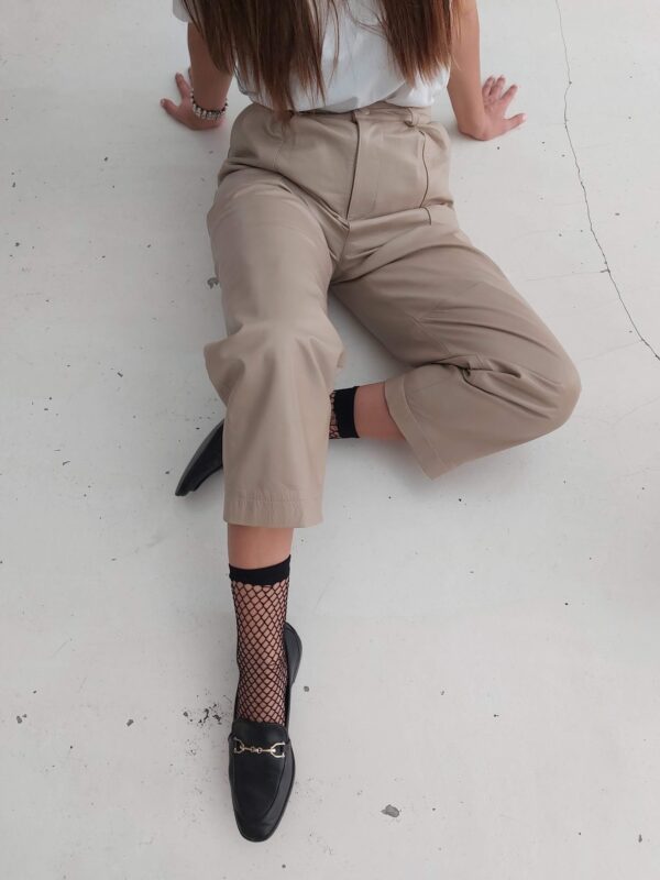 Trouser Δερμάτινο Παντελόνι