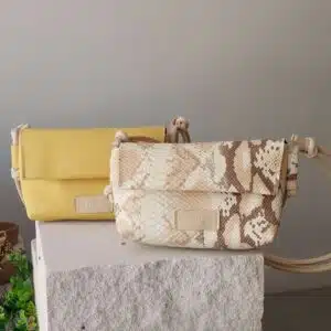 Mia Φίδι Δερμάτινη Τσάντα