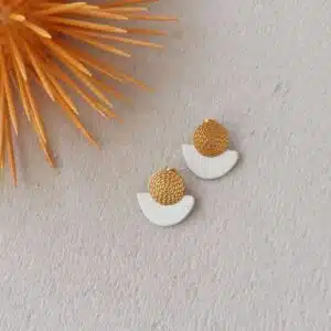 Δερμάτινα Σκουλαρίκια Lily
