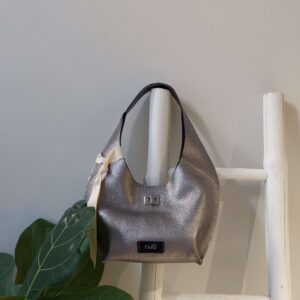 ΑΣΗΜΙ ΔΕΡΜΑΤΙΝΗ ΤΣΑΝΤΑ MINI HARPER