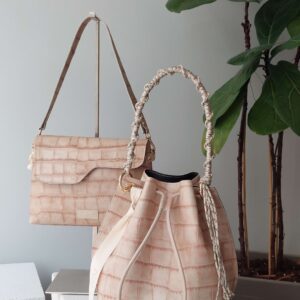 ΜΠΕΖ CROCO ΔΕΡΜΑΤΙΝΗ ΤΣΑΝΤΑ